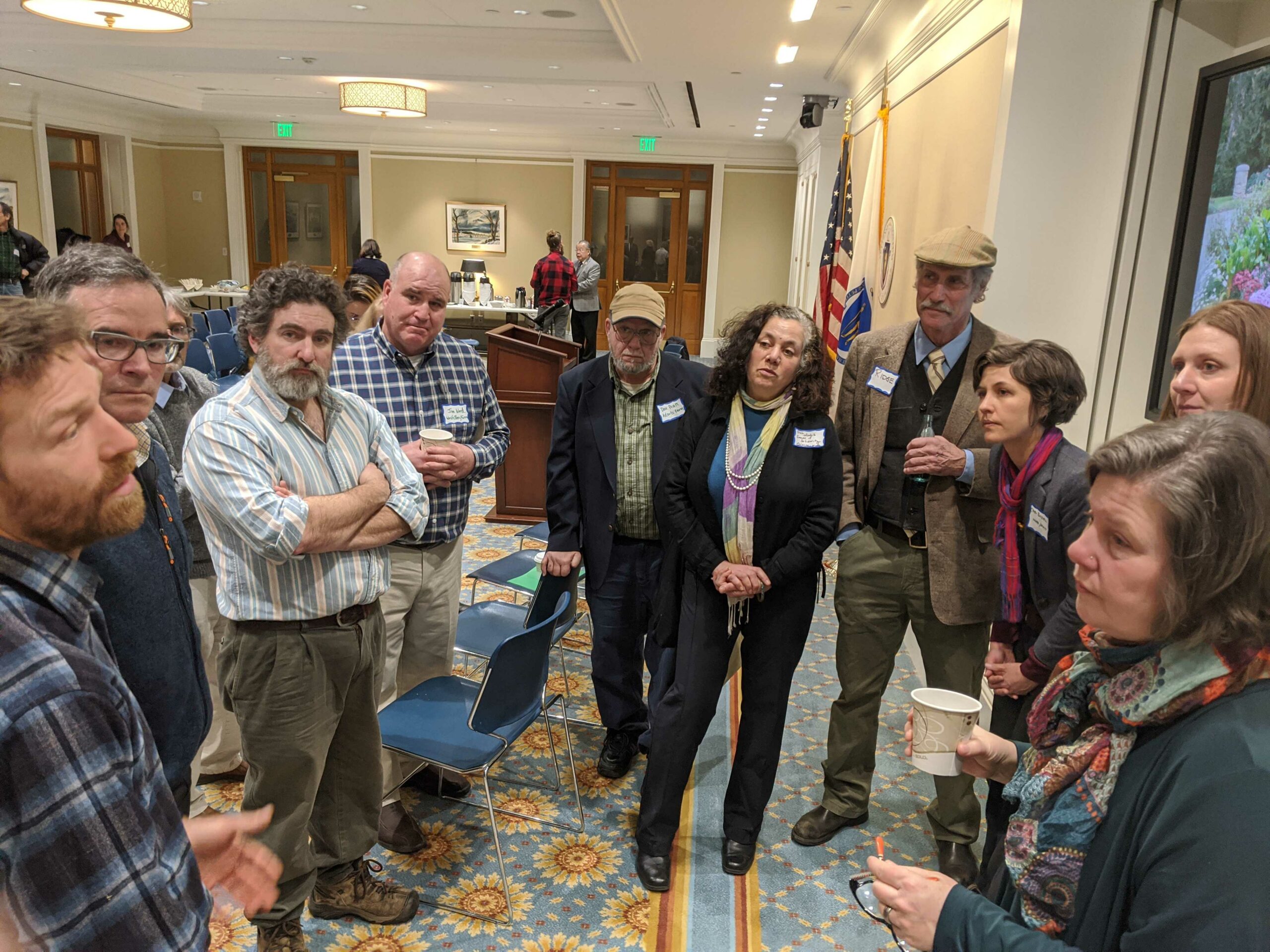 Farmers meet with Sen. Comerford