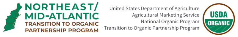 Northeast Transition to Organic Partnership Program / TOPP / USDA Logo