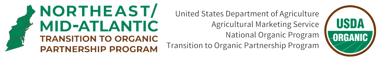 Northeast Transition to Organic Partnership Program / TOPP / USDA Logo