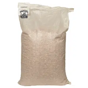 A large bag of crab and lobster shell flour.