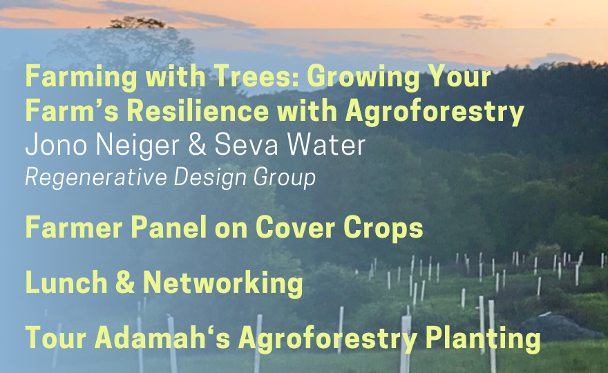 Farming with Tress : Drawing Your Farm's Resilience with Agroforestry
